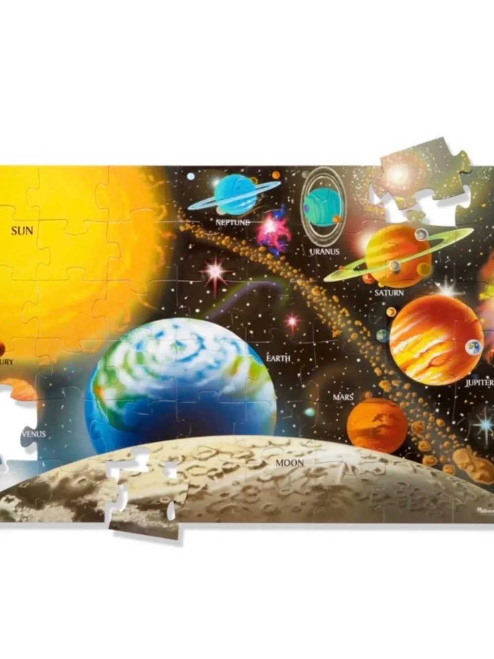 Melissa & Doug Solar System Extra Large Floor Puzzle - Colorful Space Design